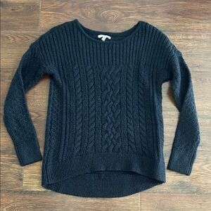 Women's Sonoma Crewneck Sweater Navy Blue | Navy Blue Crewneck Sweater | Knit